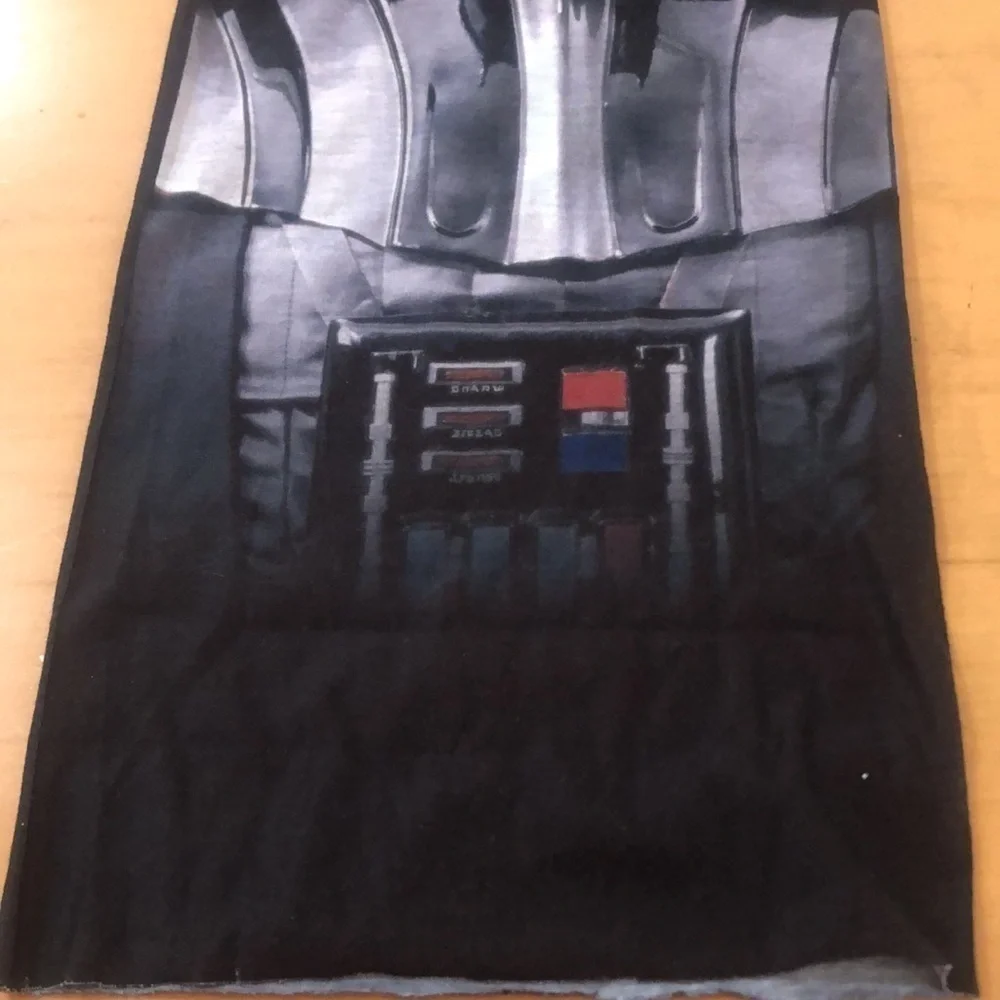 Star Wars Darth Vader Gaiter Face Mask with Solid Gray Gaiter Mask. Set of 2